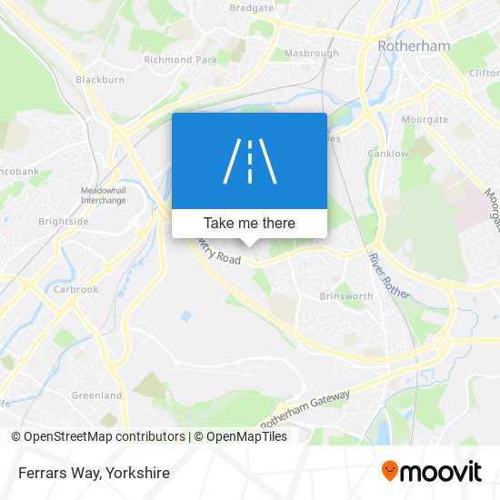 Ferrars Way map
