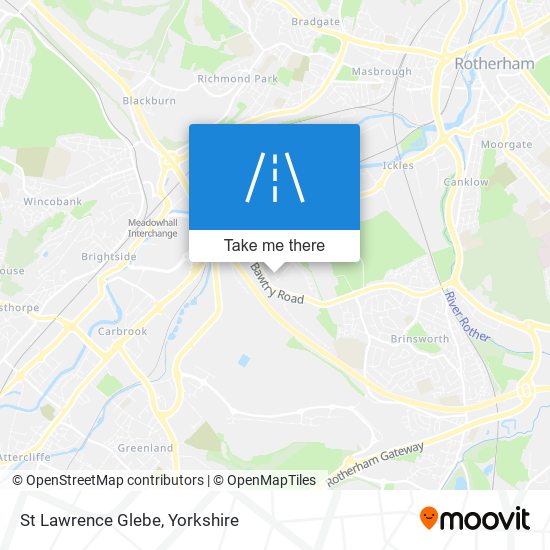 St Lawrence Glebe map