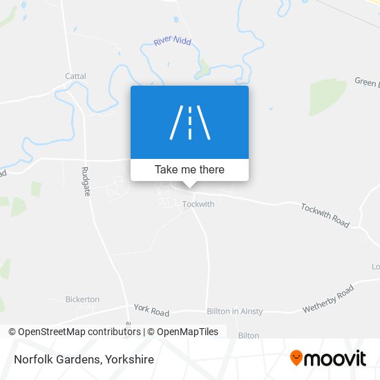Norfolk Gardens map
