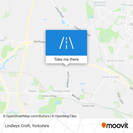 Lindleys Croft map