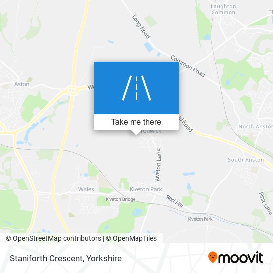 Staniforth Crescent map