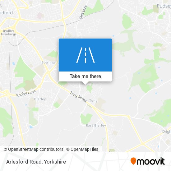 Arlesford Road map
