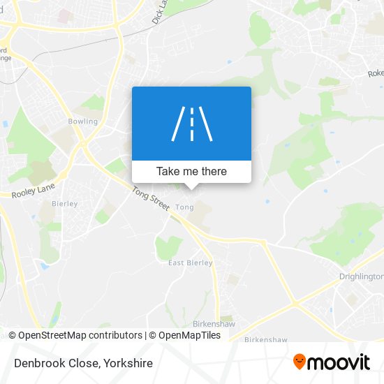 Denbrook Close map