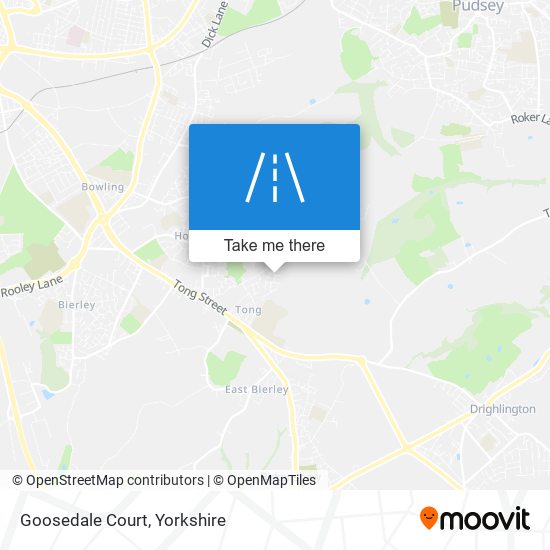 Goosedale Court map