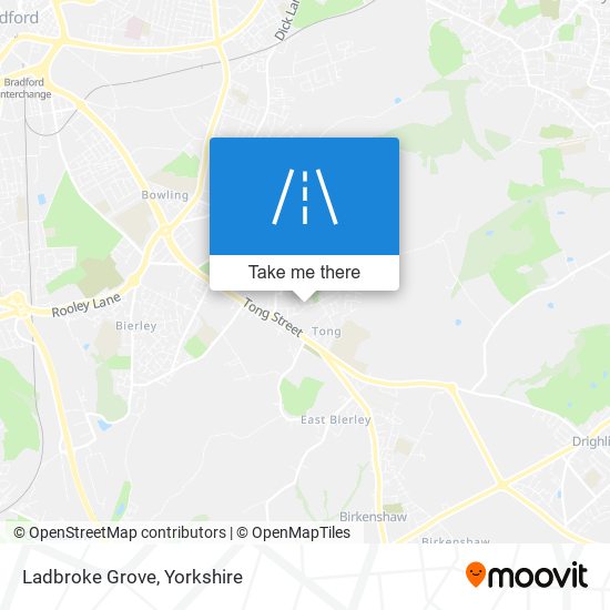 Ladbroke Grove map