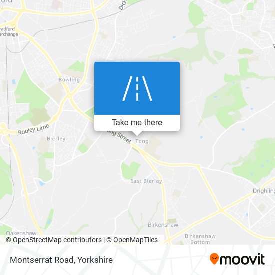 Montserrat Road map