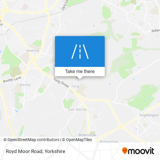 Royd Moor Road map