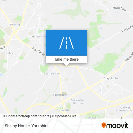 Shelby House map