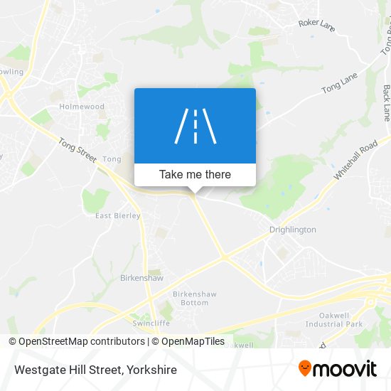 Westgate Hill Street map