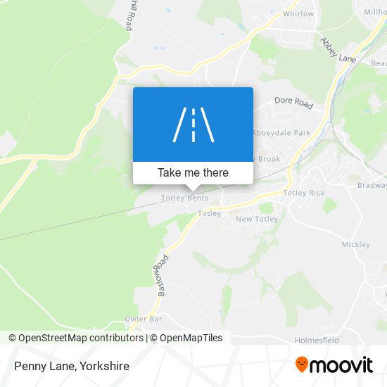 Penny Lane map
