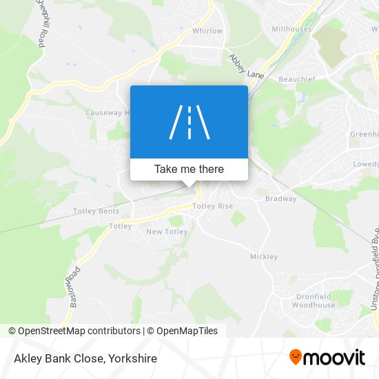 Akley Bank Close map