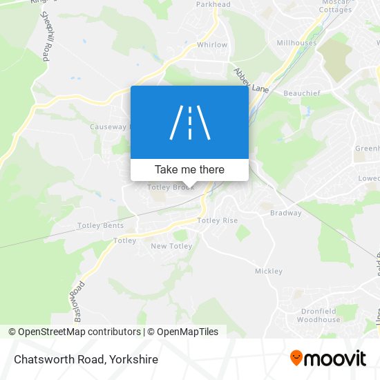 Chatsworth Road map