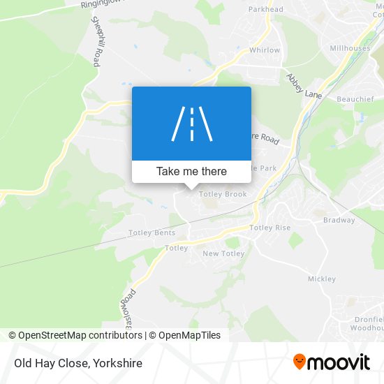 Old Hay Close map