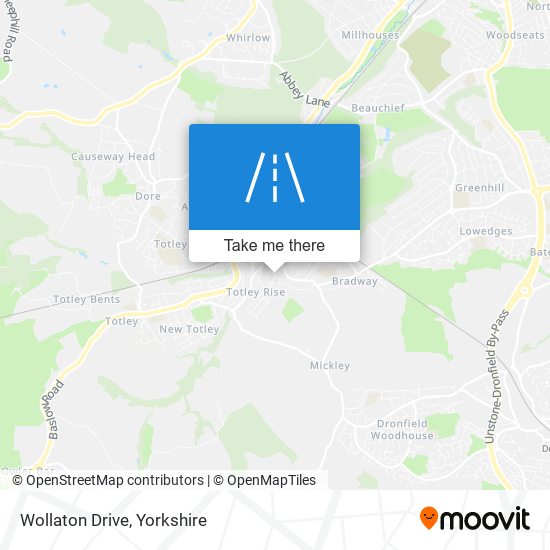 Wollaton Drive map