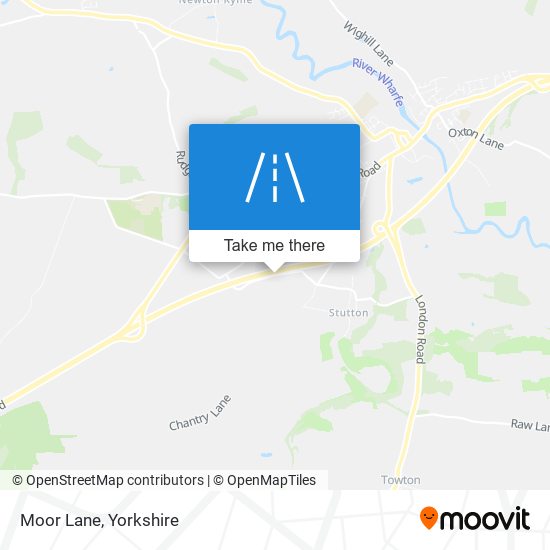 Moor Lane map