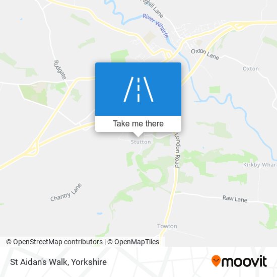 St Aidan's Walk map