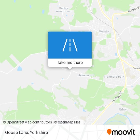 Goose Lane map