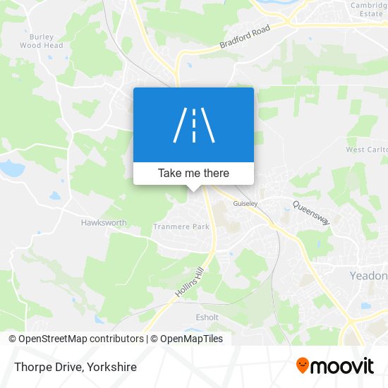 Thorpe Drive map