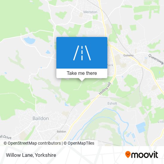 Willow Lane map