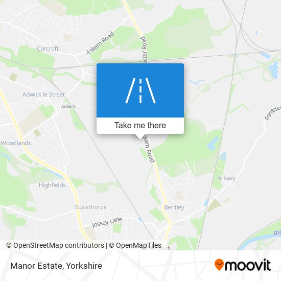 Manor Estate map
