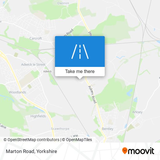 Marton Road map