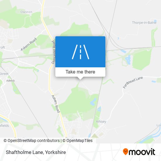 Shaftholme Lane map