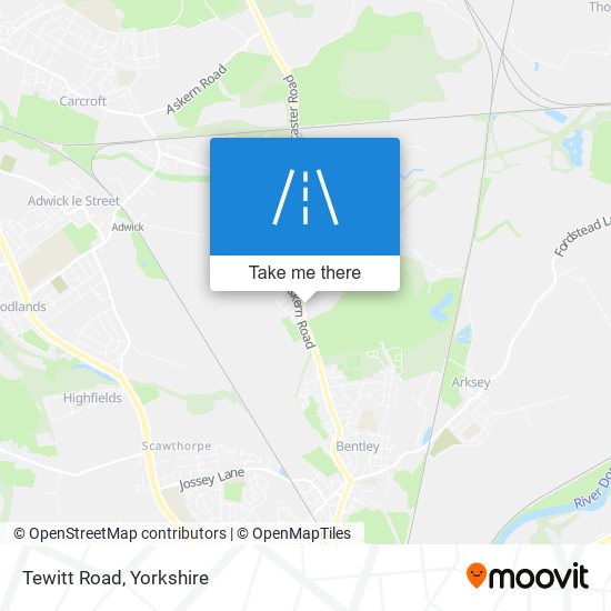 Tewitt Road map