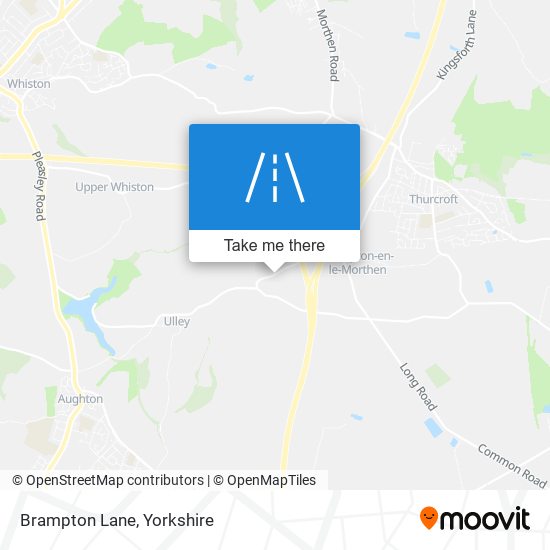Brampton Lane map