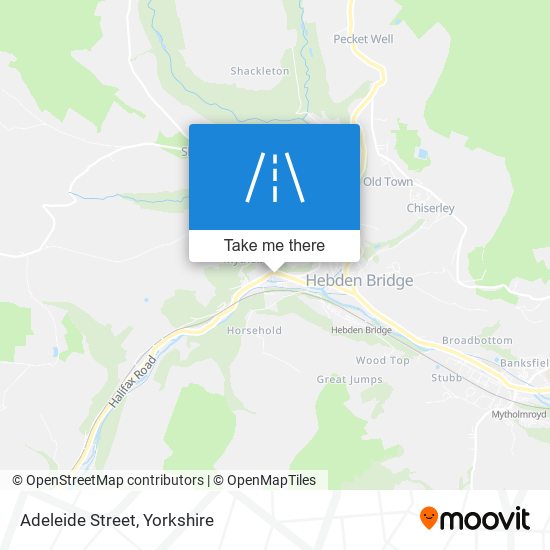 Adeleide Street map