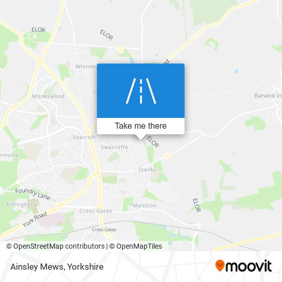 Ainsley Mews map