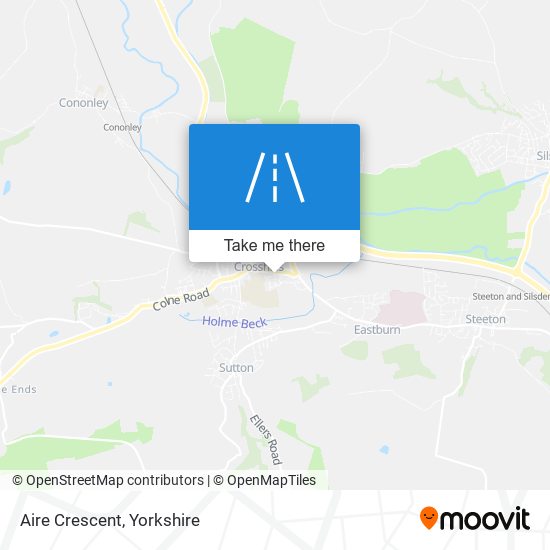 Aire Crescent map