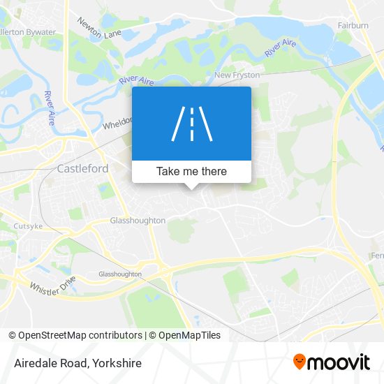 Airedale Road map