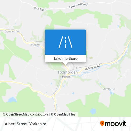Albert Street map
