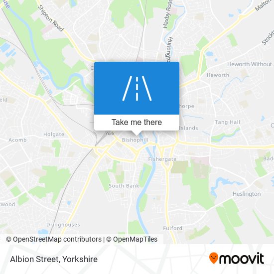 Albion Street map
