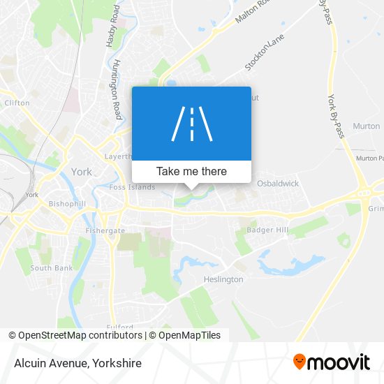 Alcuin Avenue map