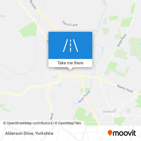Alderson Drive map
