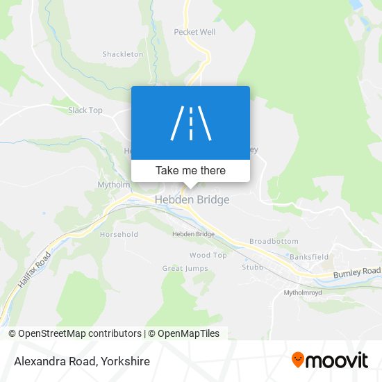 Alexandra Road map