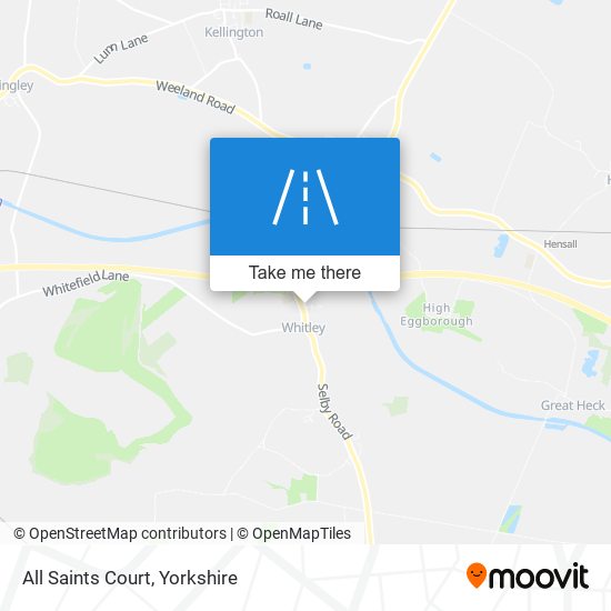 All Saints Court map