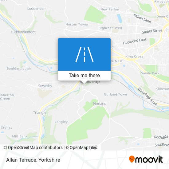 Allan Terrace map