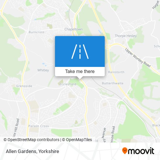 Allen Gardens map