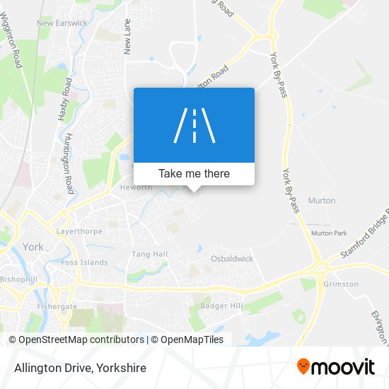 Allington Drive map