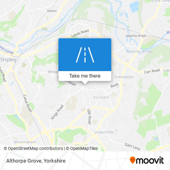 Althorpe Grove map