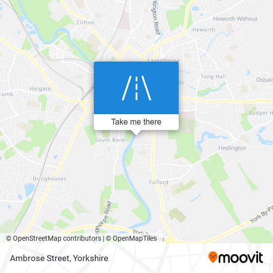 Ambrose Street map