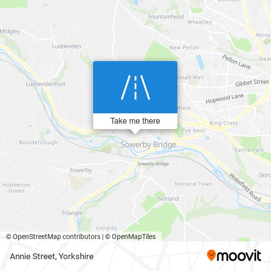Annie Street map