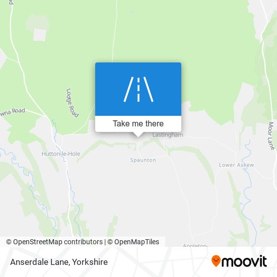 Anserdale Lane map