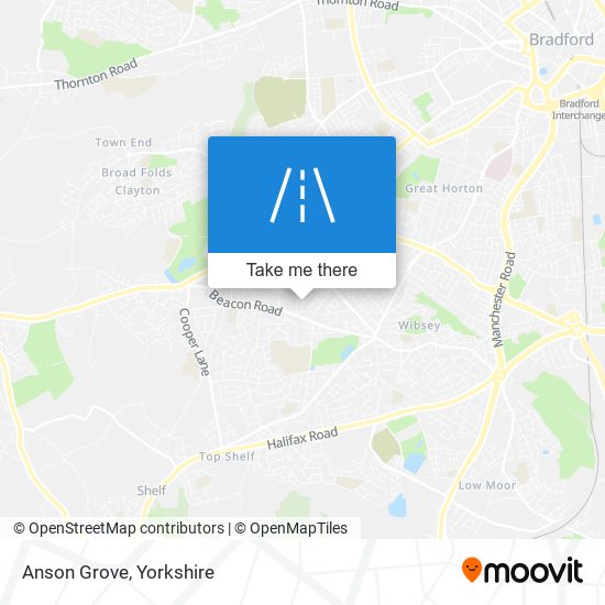 Anson Grove map