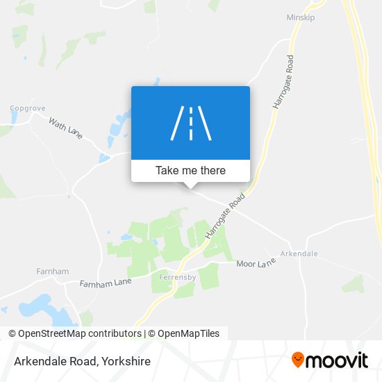 Arkendale Road map