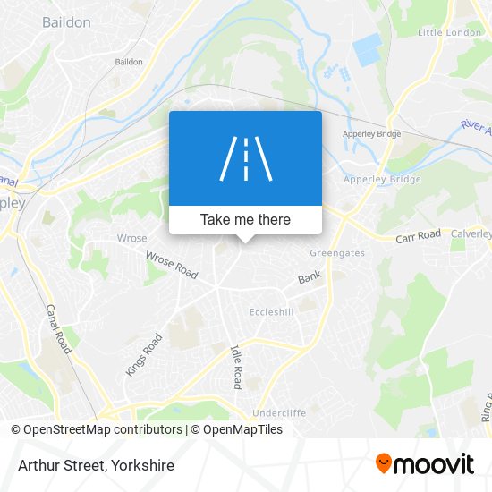 Arthur Street map