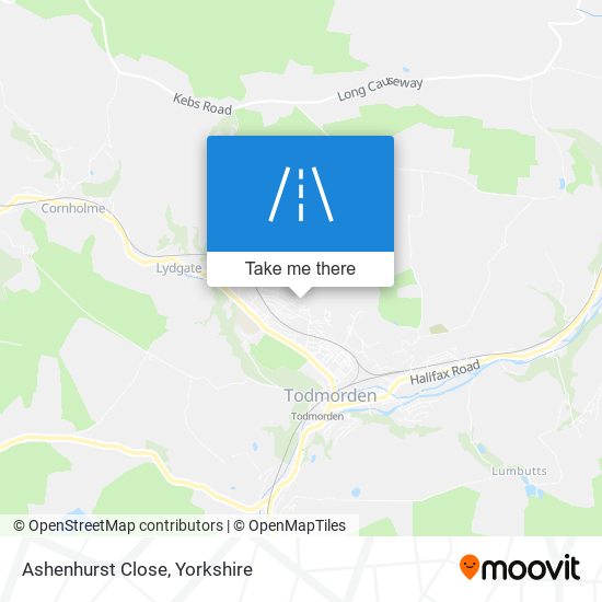 Ashenhurst Close map