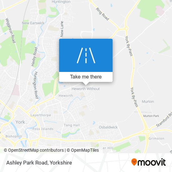 Ashley Park Road map